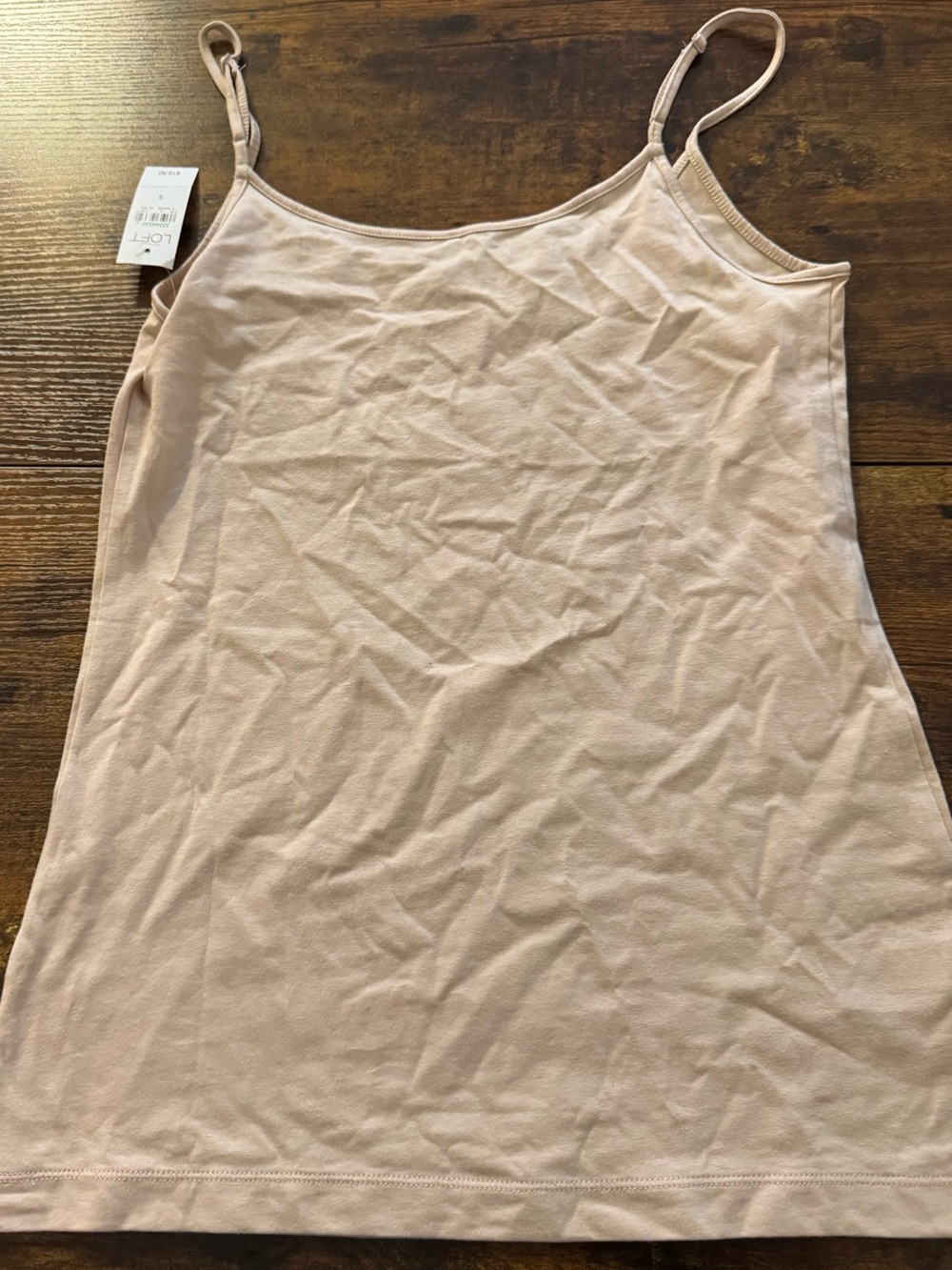 LOFT Light Nude Spaghetti Strap Camisole